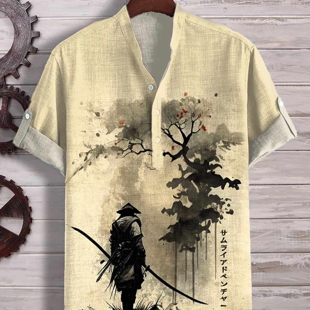 A short sleeve shirt with a 3D digital animal print, available in multiple colours and sizes up to 5XL.