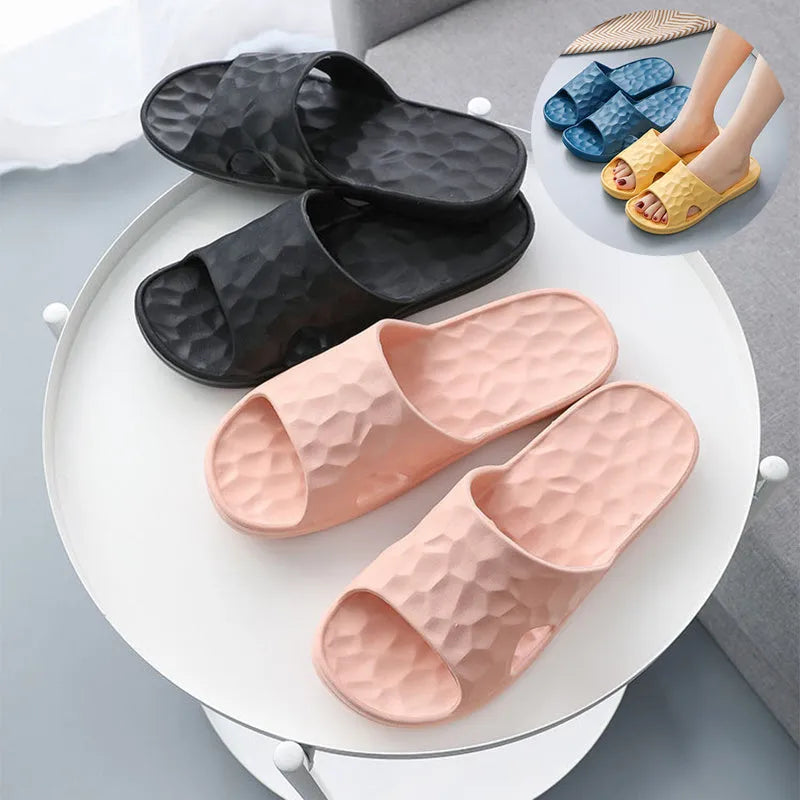Unisex EVA flip-flop slippers in candy colours, anti-skid sole, sizes 35-44
