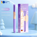 Student posture correction pen with ergonomic grip in blue, green, purple, and orange colour options.