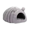 38x42x33cm pet bed basket for cats and small dogs, available in Brown, Gray, Green, and White