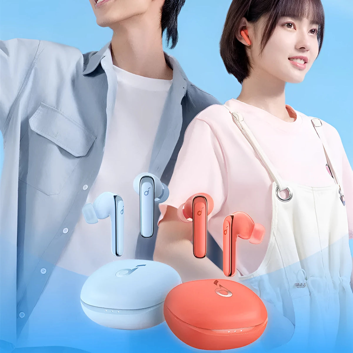 Active noise cancellation Bluetooth headset in-ear IPX5 IP5X Bluetooth 5.0 with 10m range