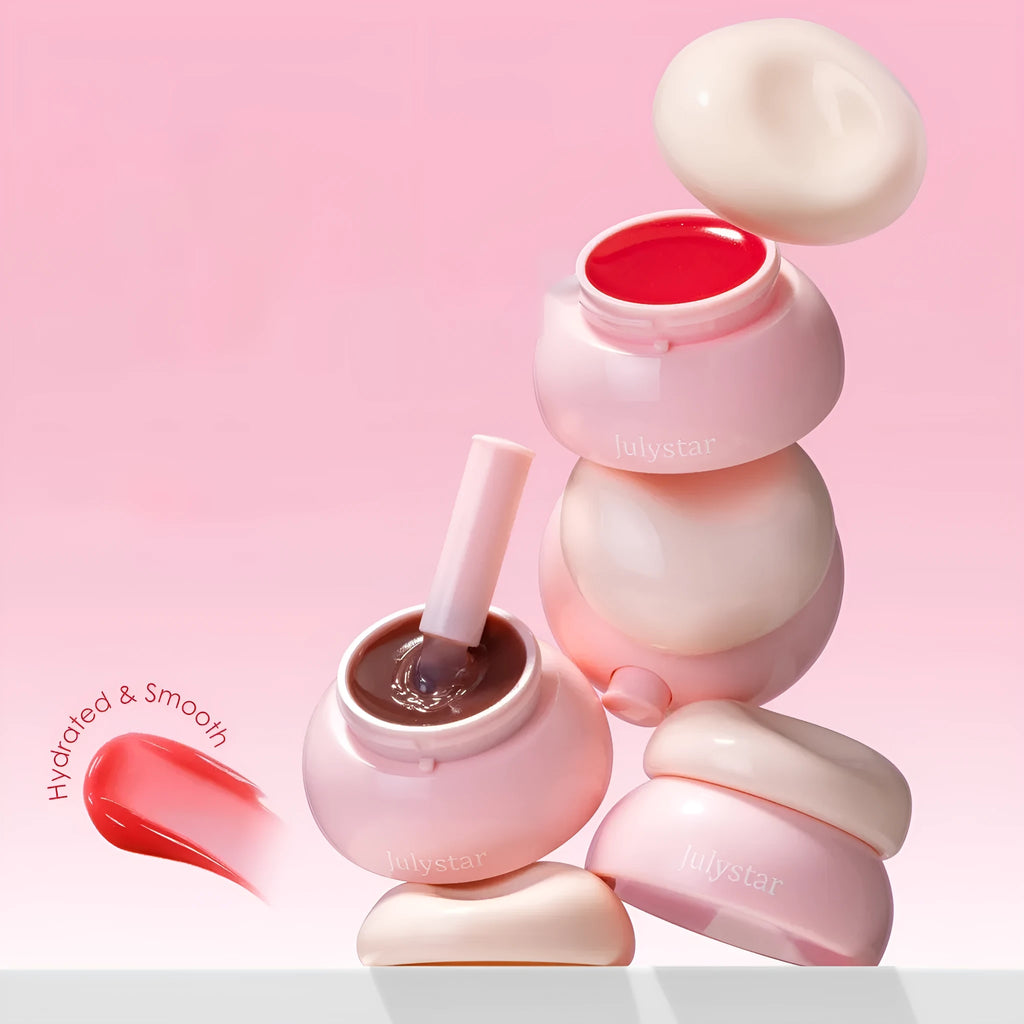 Women's solid mirror shiny jelly lip gloss in a 4g stick, shown in one of eight shades from 01Style to 08Style