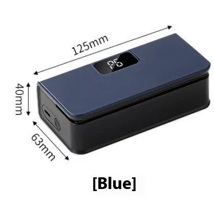 Small portable mini sealing machine for heat sealing plastic bags in blue or white colour
