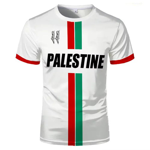 3D printed football t-shirt with stereo pattern design in black or white colours