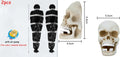 Scary black plastic fake body bag 150cm long with inflatable corpse inside for Halloween outdoor display