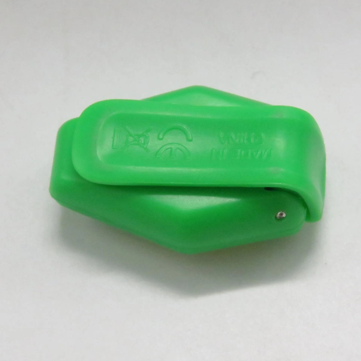 LED diamond night running lamp with clip, shown in multi-colour options for jogging and dog walking