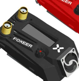 Black FPV dual receiver for FatShark and Flying Shark goggles weighing 58g with battery power