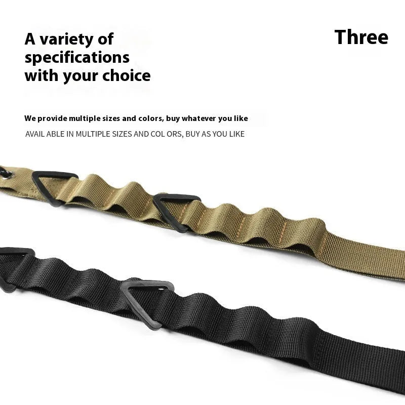 130cm outdoor hanging rope storage belt with hook-and-loop fastening in black colour