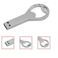 Metal key bottle opener USB flash drive with USB 2.0 port and metal casing