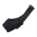 Breathable mesh dog muzzle with adjustable buckle in black, grey, or green, sizes S to XXL for biting and barking.