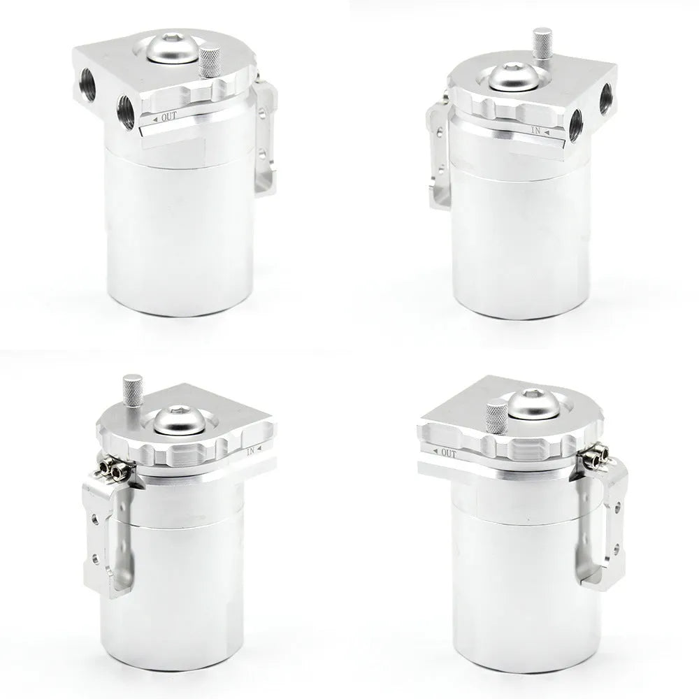 Universal aluminium alloy engine oil breathable pot XH-JT049 in black colour for car modification