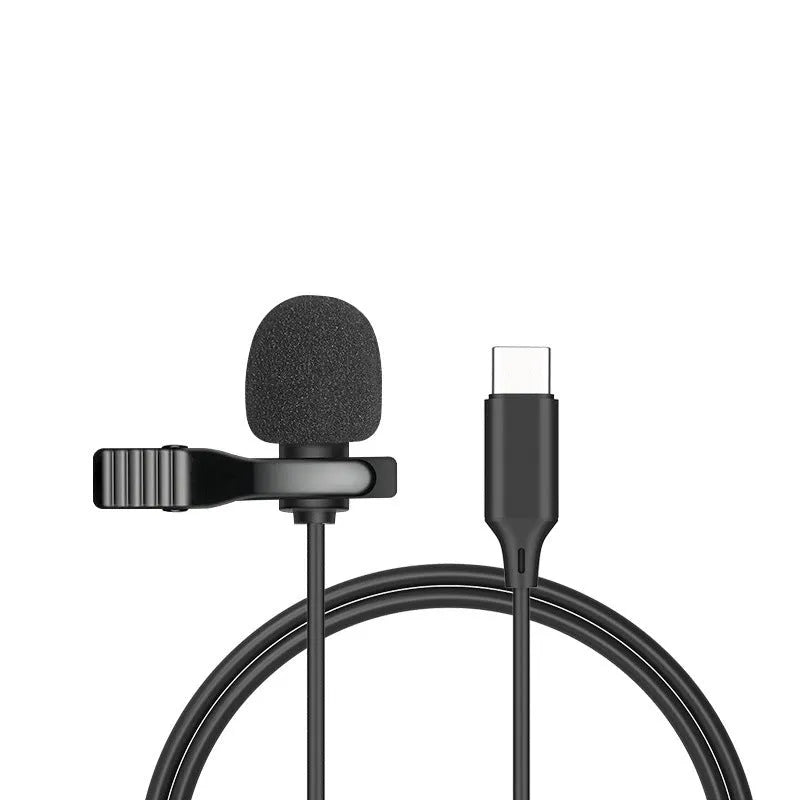 Apple-compatible lavalier microphone wired headset with 1.5m cable and in-ear design