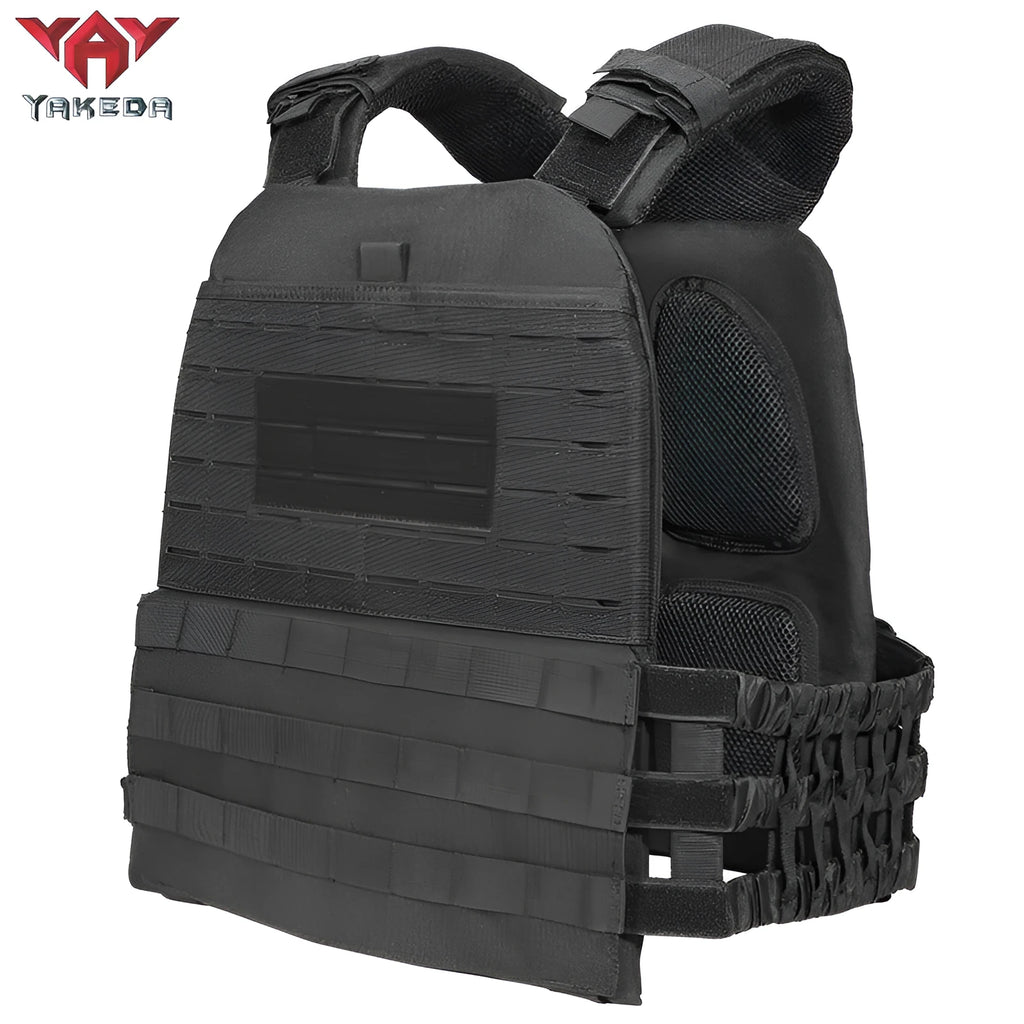 Tactical training vest in military green, 600D encryption polyester, adjustable 75-125cm waist, 1.2kg