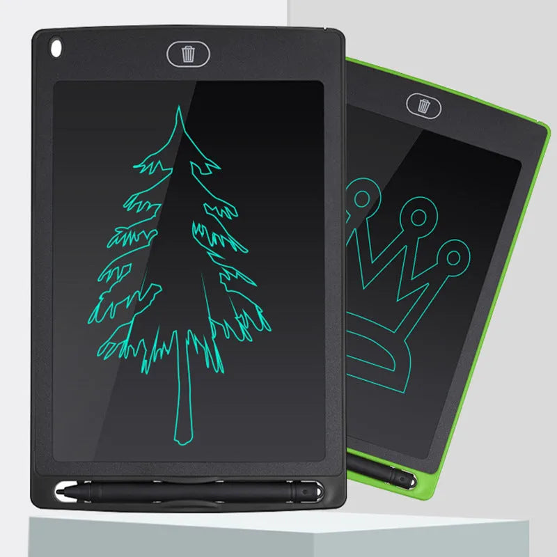 8.5-inch LCD handwriting board for children in black, white, red, blue or green with pen and button battery