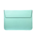 PU leather laptop sleeve in 11, 13 and 15 inch sizes with ten solid colour options
