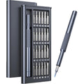 25-in-one screwdriver set with magnetic tips and chrome vanadium steel bits
