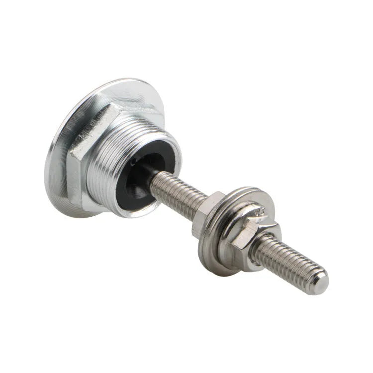 30mm silver aluminium alloy car engine cover lock with screw and nut