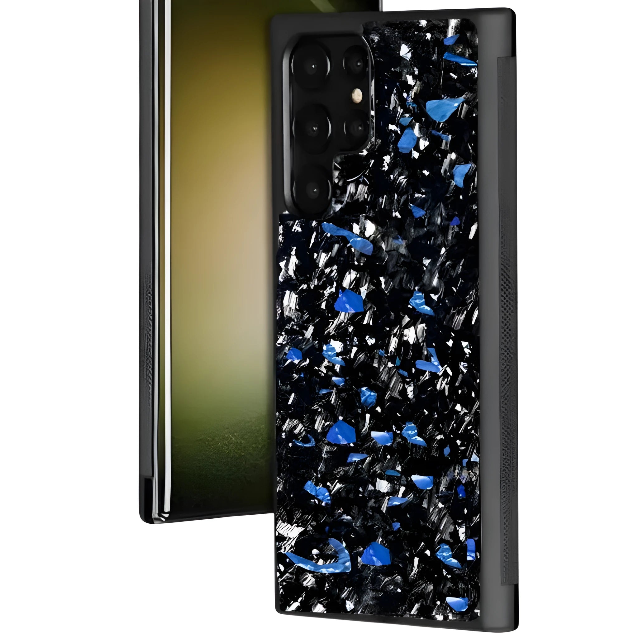 Samsung Galaxy phone case in Forged carbon fibre or 3K Twill patterns for S20, S21, S23 FE models