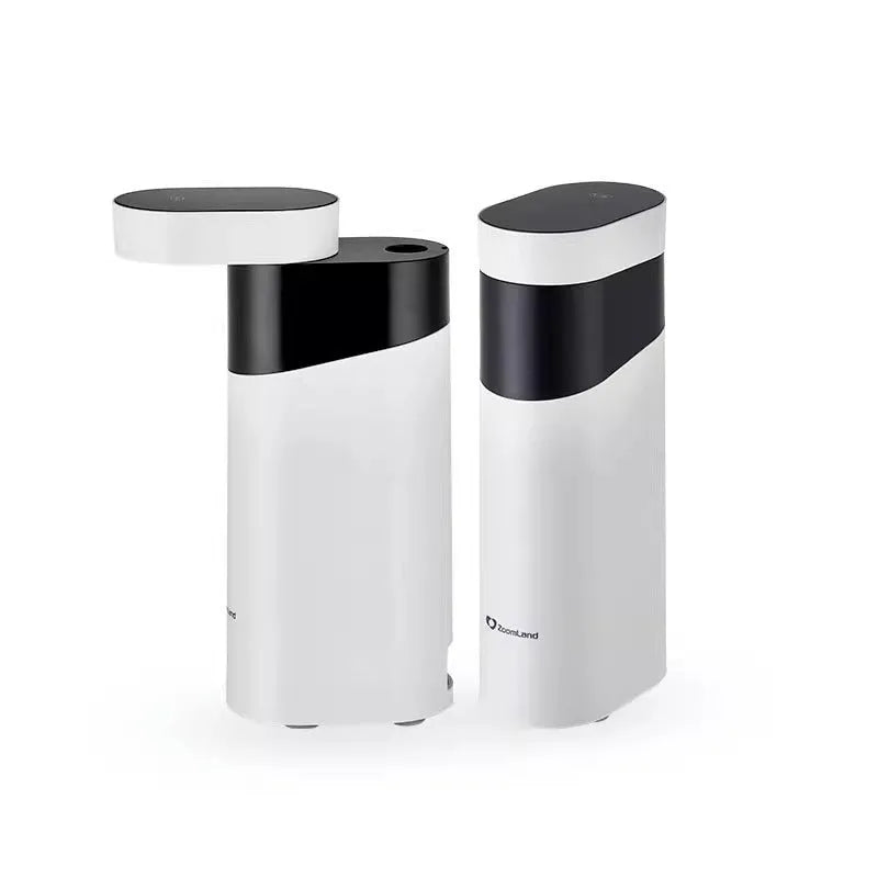 Desktop instant water dispenser with 1600W heating, adjustable temperature control, and compact design under 1 litre capacity
