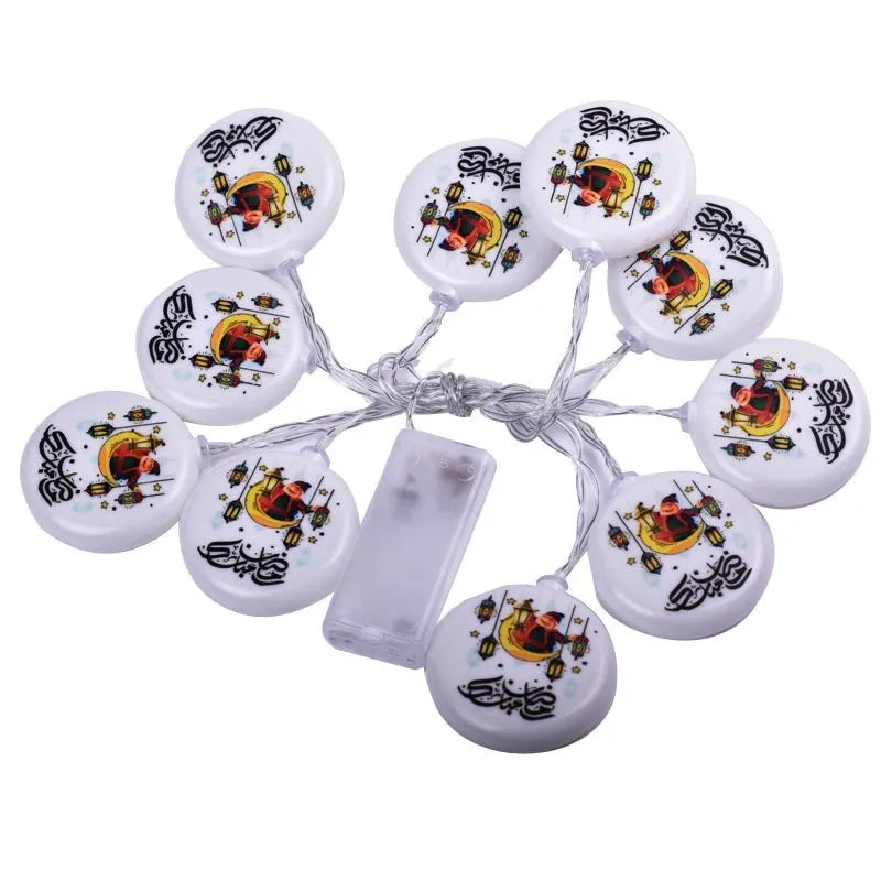 Xingyue Castle kerosene lamp light chain with warm white lights and battery box