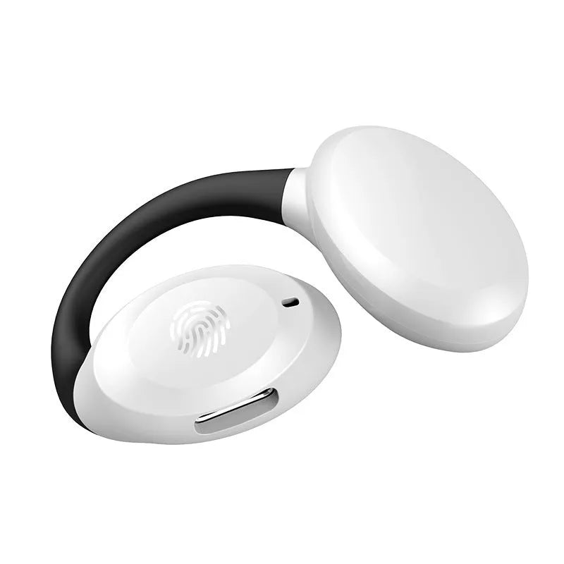 Bluetooth wireless headset ear-mounted style in black for sports and business use