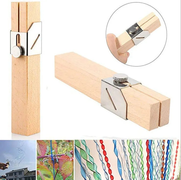 Plastic bottle cutter, 2.2cm x 2.2cm x 14cm handheld tool in log colour for DIY recycling