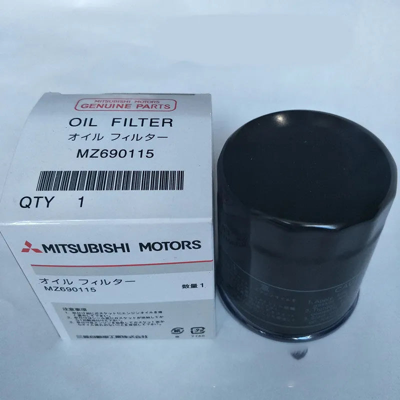 Automobile oil filter 100-pack for Mitsubishi with 8 thread connection and 10 diameter