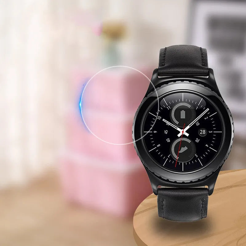 Samsung Galaxy Watch Active tempered glass screen protector with transparent finish