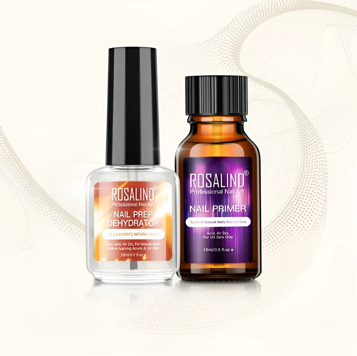 ROSALIND Nail Dehydrator 15ml bottle for cleaning nail surface and removing oil before nail art