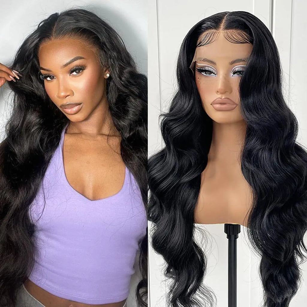 Dark brown lace big wave wig for women in 8 to 32 inch lengths with 13x4 or 13x6 lace style options