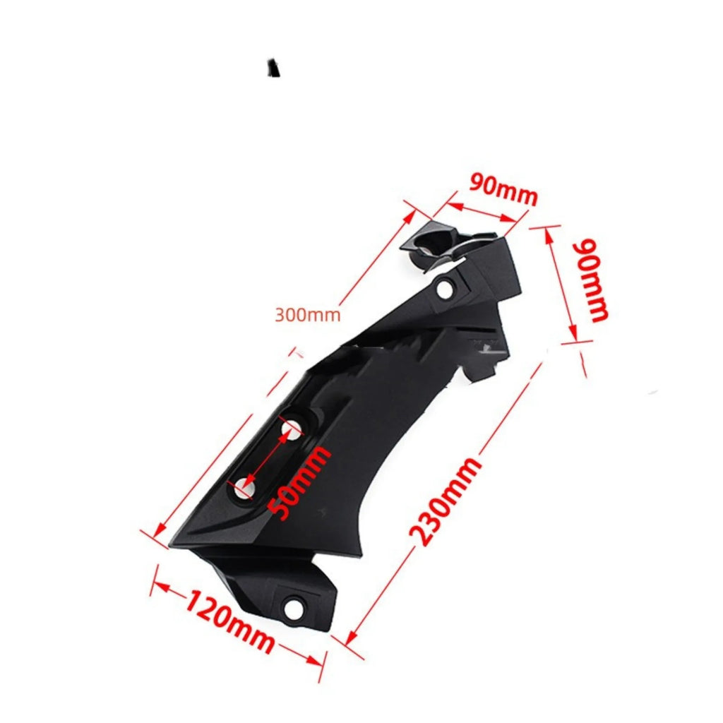 Black ABS motorcycle side panels for Yamaha R1 2004-2006 set of left and right