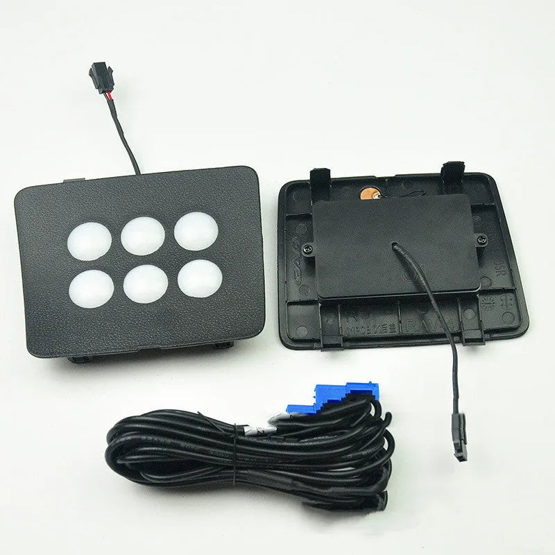 LED tail box camping light by Weilanda 100x120x50mm 12V 12W 600 lumens with touch switch