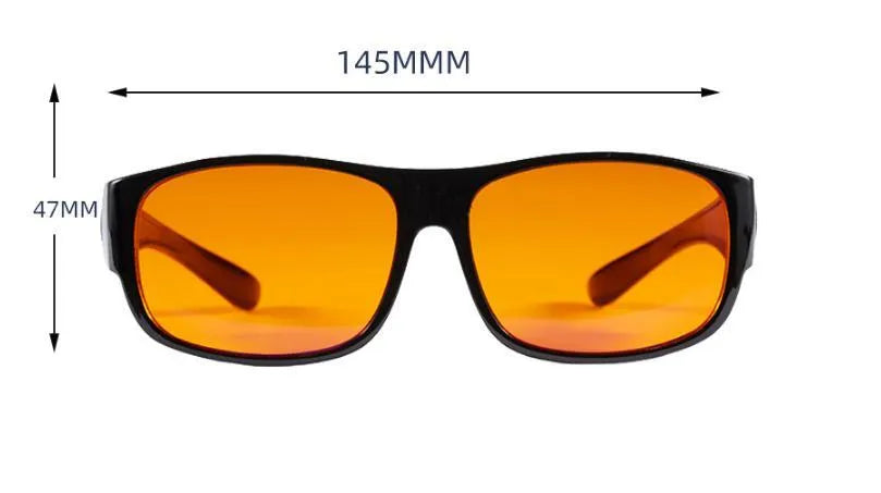 Anti-blue light glasses with PC frame, PRO lens and 1.8mm lens thickness in circle or square shape