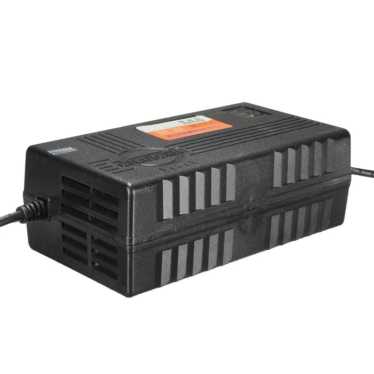 72V20AH electric car charger with DC72V output and 2.5A charging current in Black