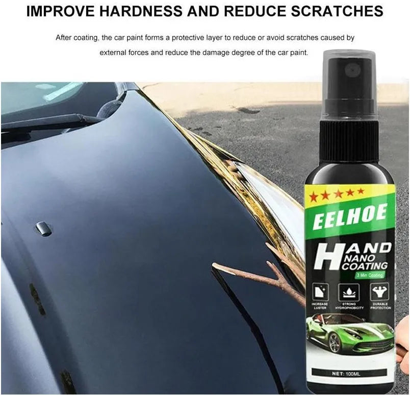 Nano coating car polish spray bottle, automotive sealant top coat in 30ml 50ml 100ml for paint protection