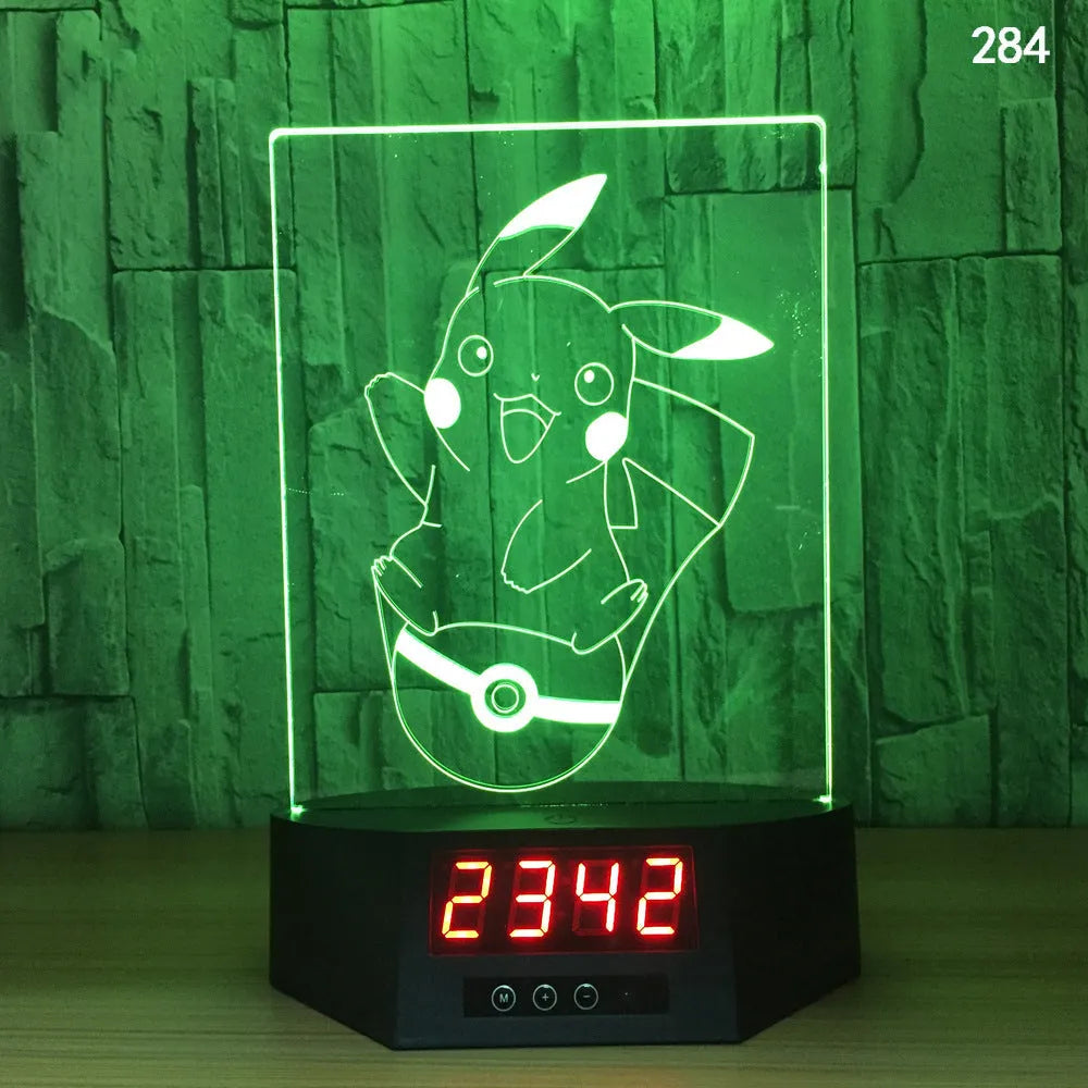 3D glowing dolphin night light LED table lamp with remote control on wooden surface