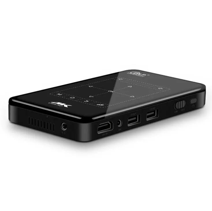 P09B second generation DLP mini projector with 16GB storage and auto keystone correction
