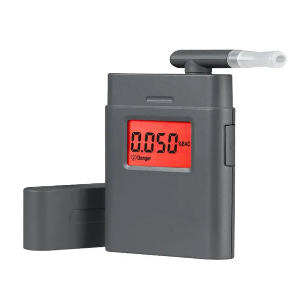 At-838 black portable breath alcohol detector with digital display for BAC testing