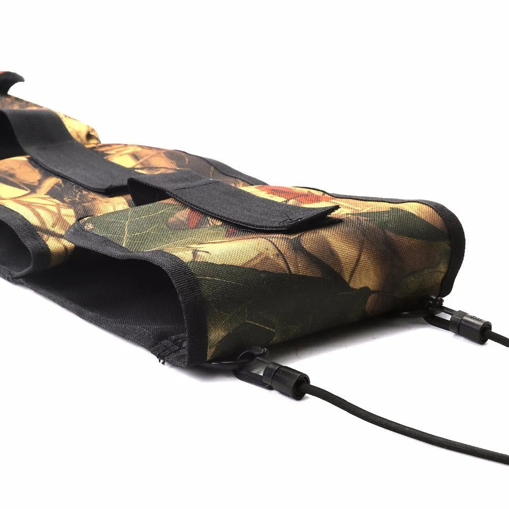 600D Oxford cloth black camouflage car holster 52x18cm front seat back pocket organiser 2-pack