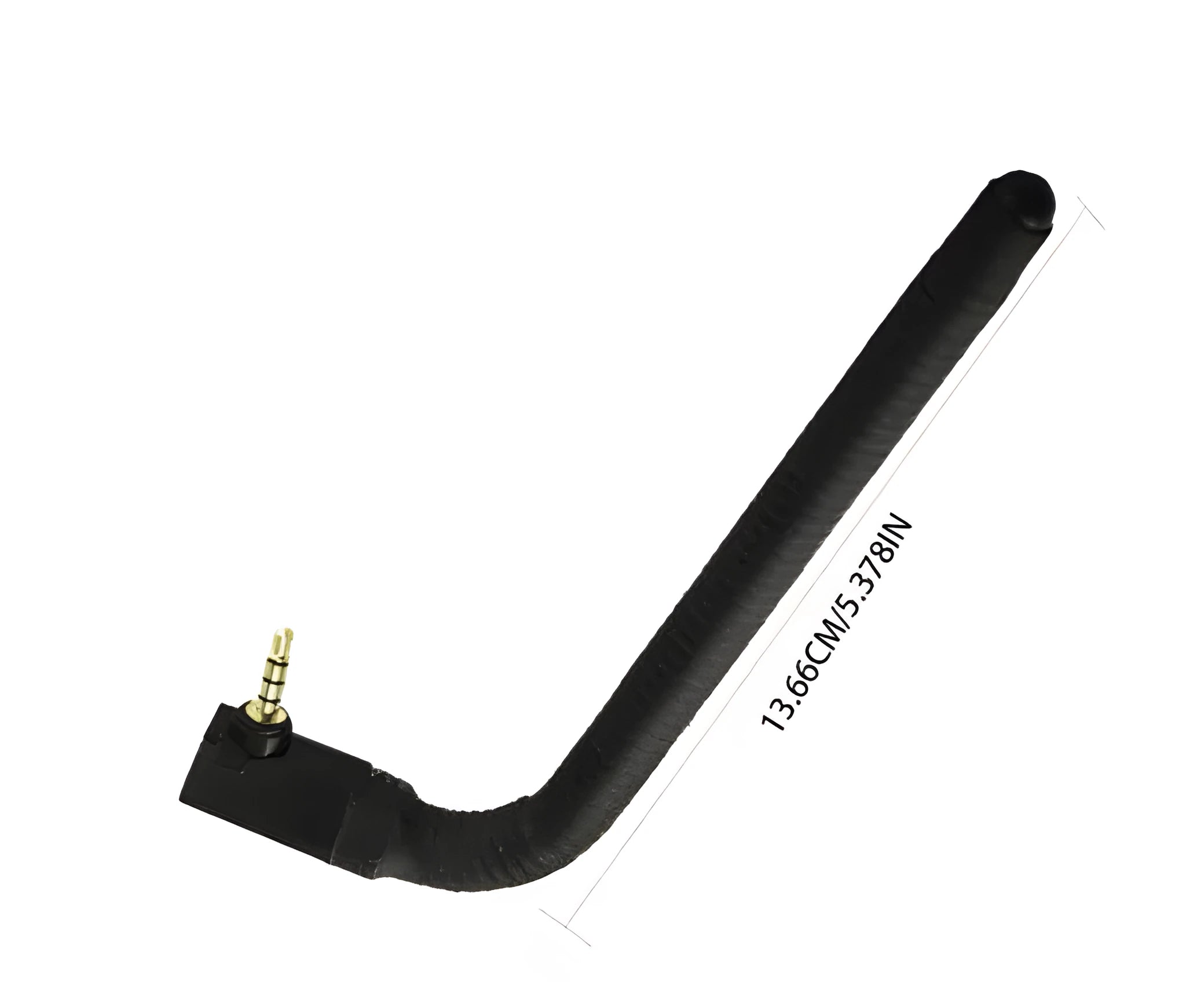Mobile phone signal enhancement antenna with adsorption base, measuring 13.6cm long by 2.76cm wide