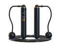 Smart skipping rope with counter in M01 Samurai Black with rechargeable English display and ABS handle