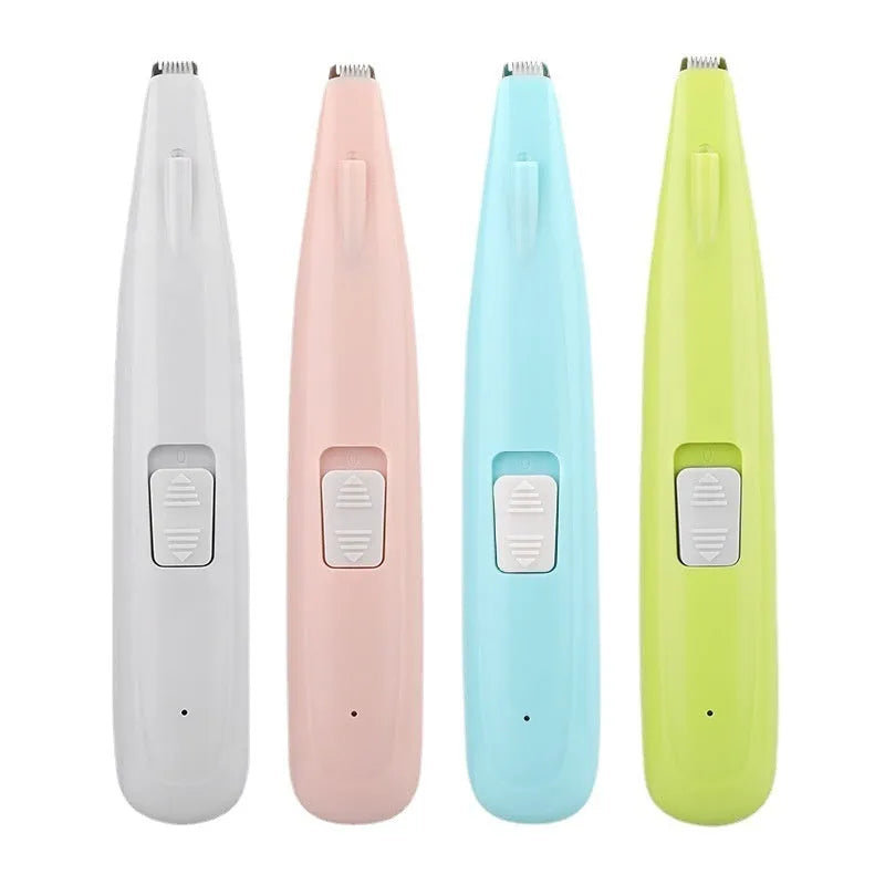 blue aluminum battery electric pet hair clipper for cats and dogs
