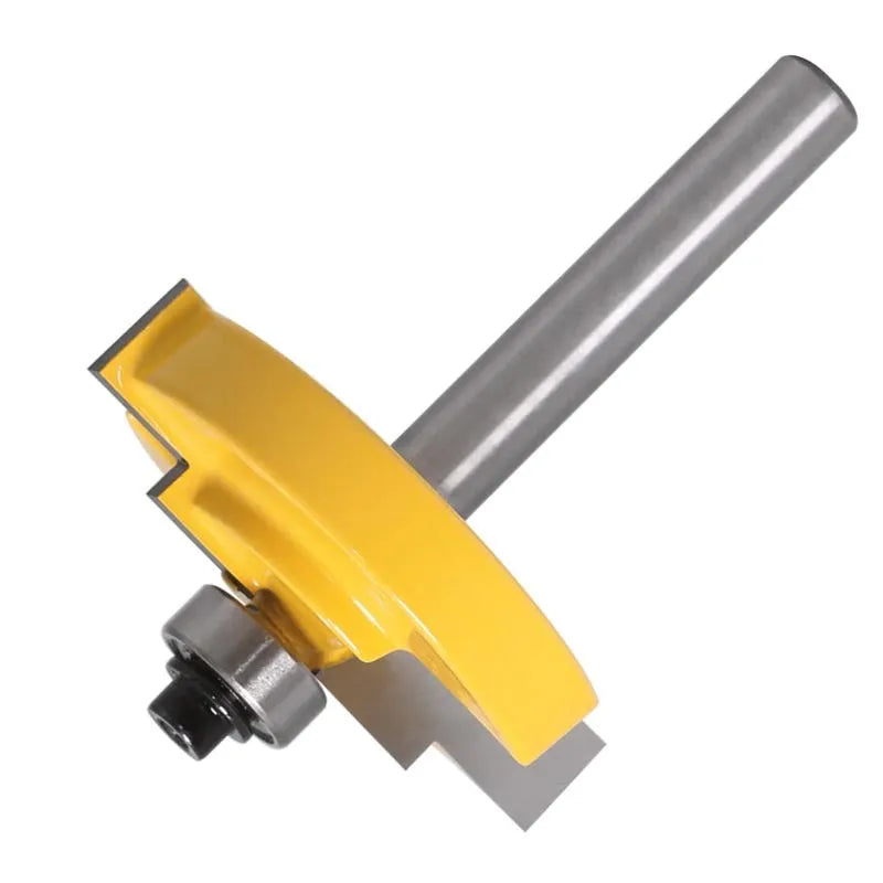 Carbide woodworking router cutter with 8mm shank for door and window step profiling