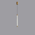 All copper duplex staircase long chandelier, LED pendant light, 800mm boundary dimension, 250cm height, single head