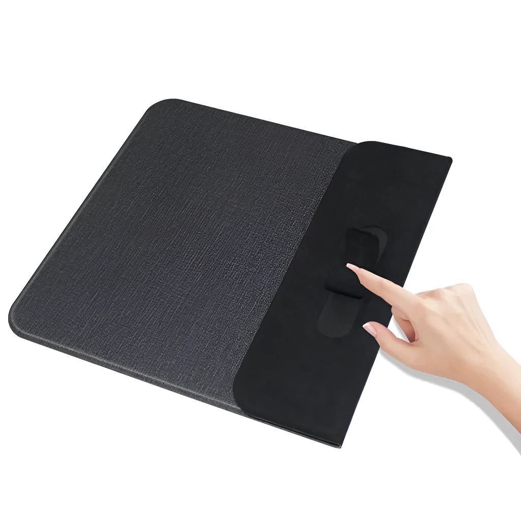 Foldable cloth wireless charging phone holder with 10W fast charging capability