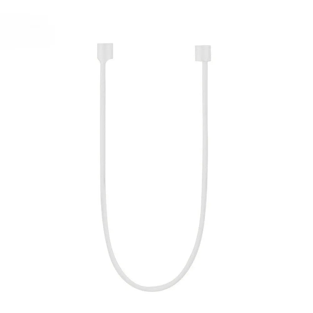 Silicone protective case for Apple AirPods with shockproof earmuffs and anti-lost rope attachment