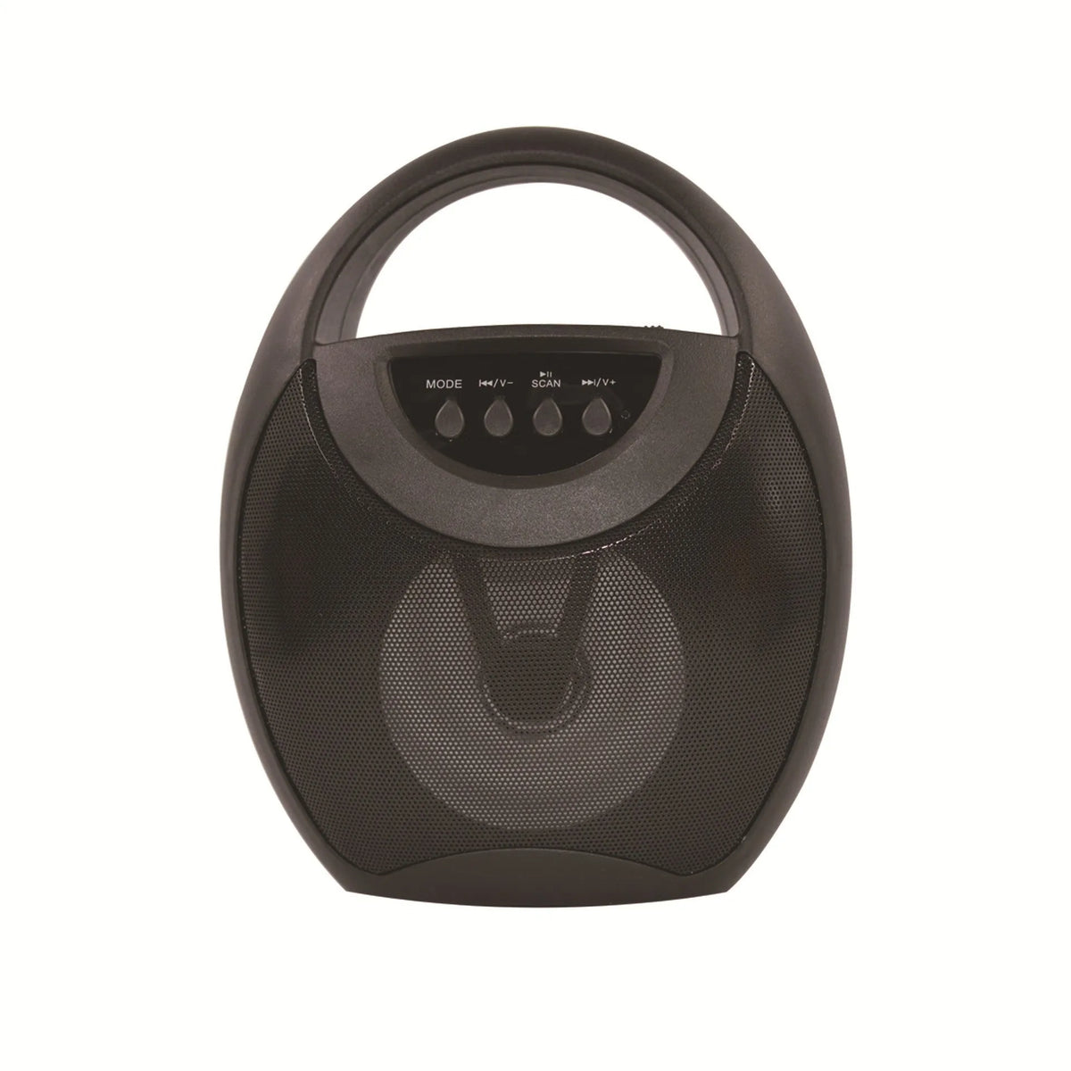 Portable Bluetooth speaker in black, blue or pink with USB port for charging