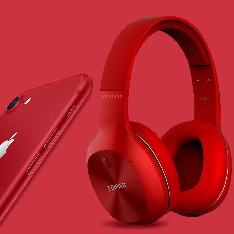 Wireless sports headset with Bluetooth V5.0 in black, red, or white colour options