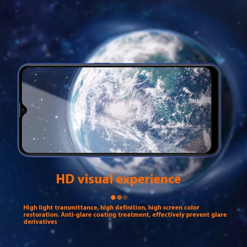 OPPO A9 2020 full screen tempered glass protector in full glue black finish