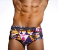 Mens nylon spandex stretch boxer shorts in black available in size M